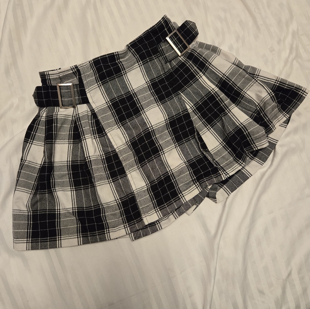 Justice Girl's Midi Skirt with spandex shorts built in size 12
